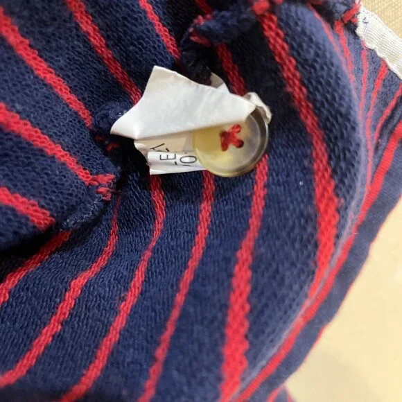 Vineyard Vines 1/4 Botton Pullover Men's Large Striped Long Sleeve Sweater - Picture 4 of 16